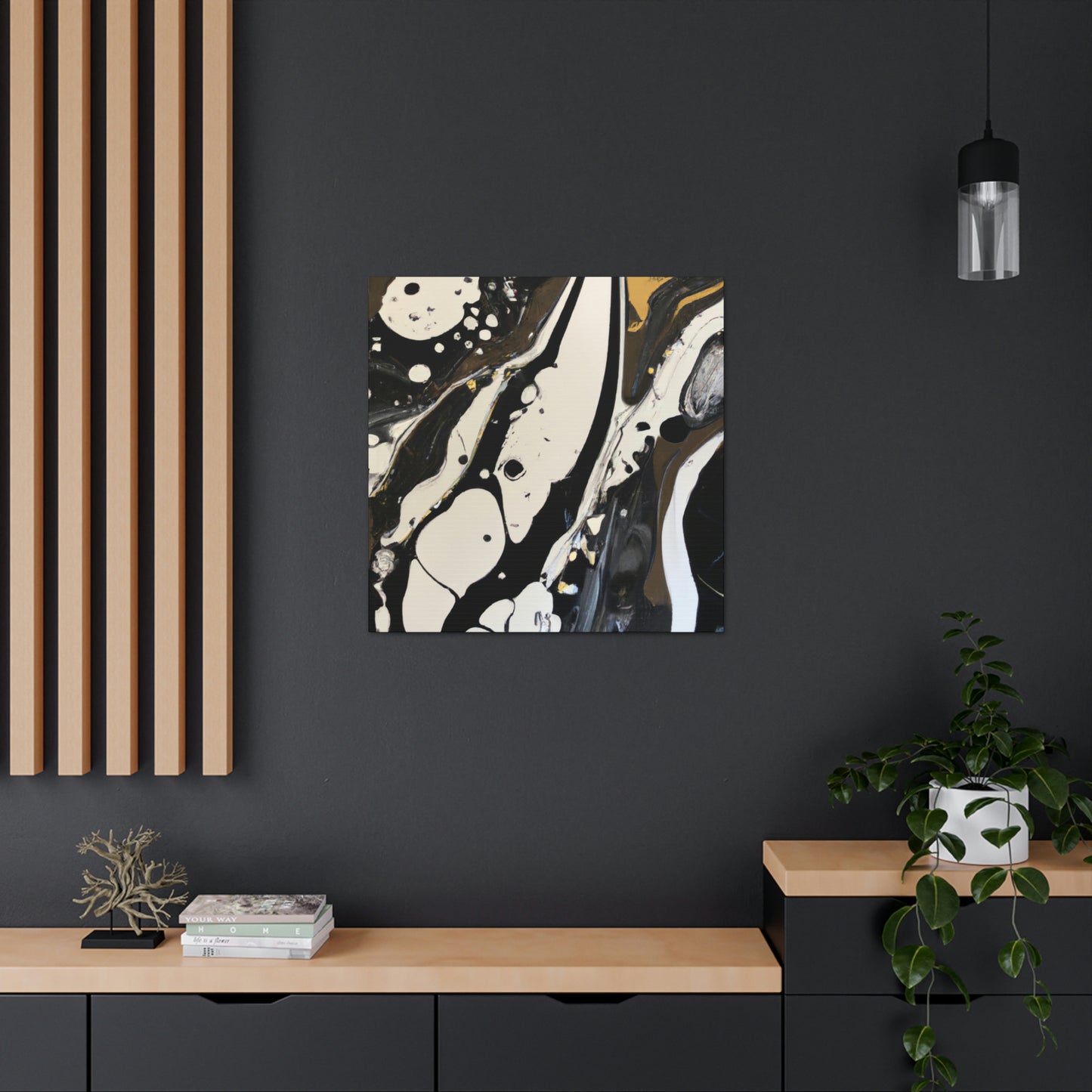 Opulent Drip Mirage. - Canvas