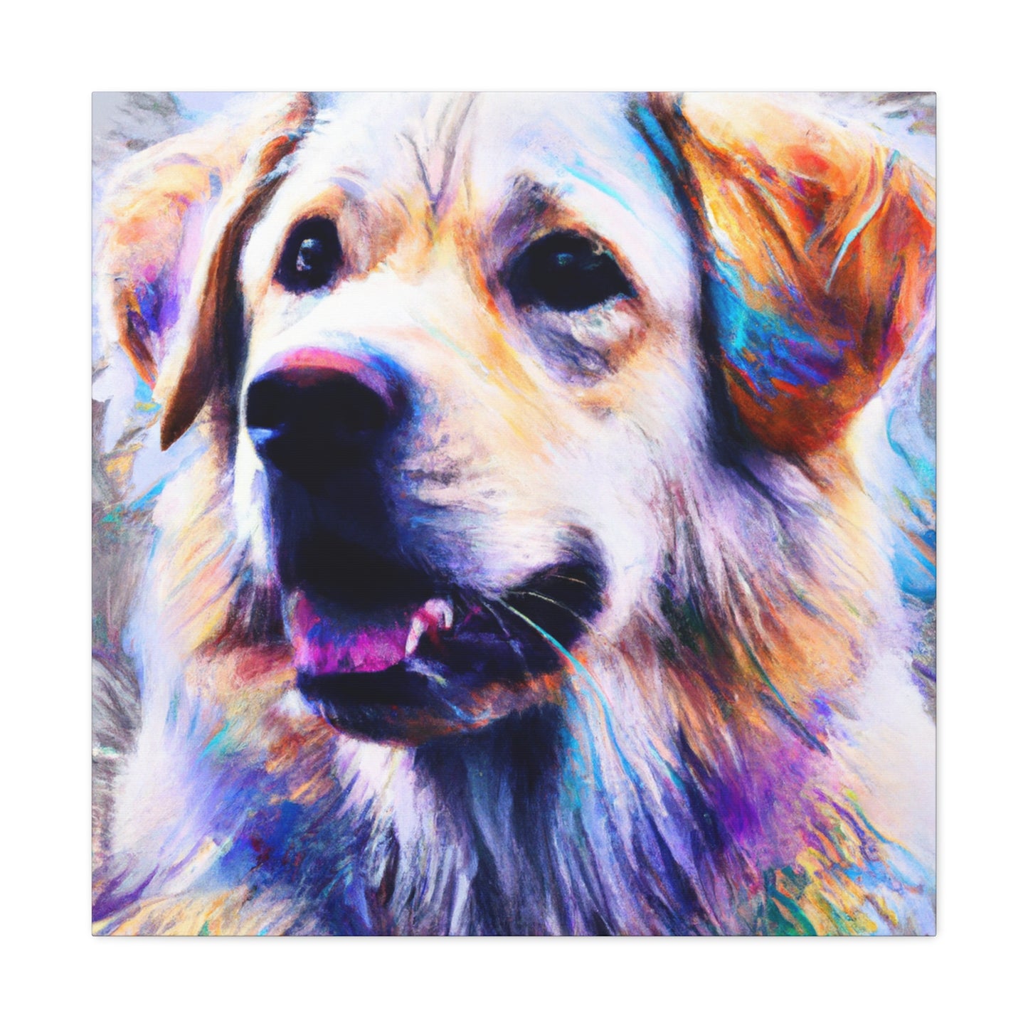 "Canine Elegance" - Canvas