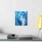 Cerulean Flow. - Canvas