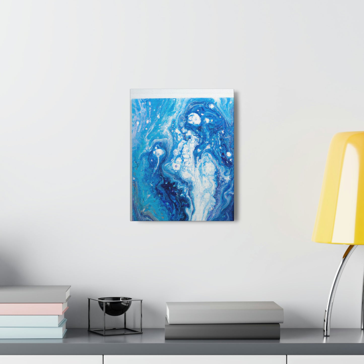 Cerulean Flow. - Canvas
