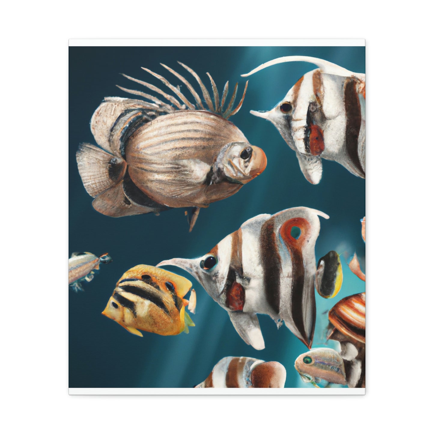 Oceanic Sea Life - Canvas