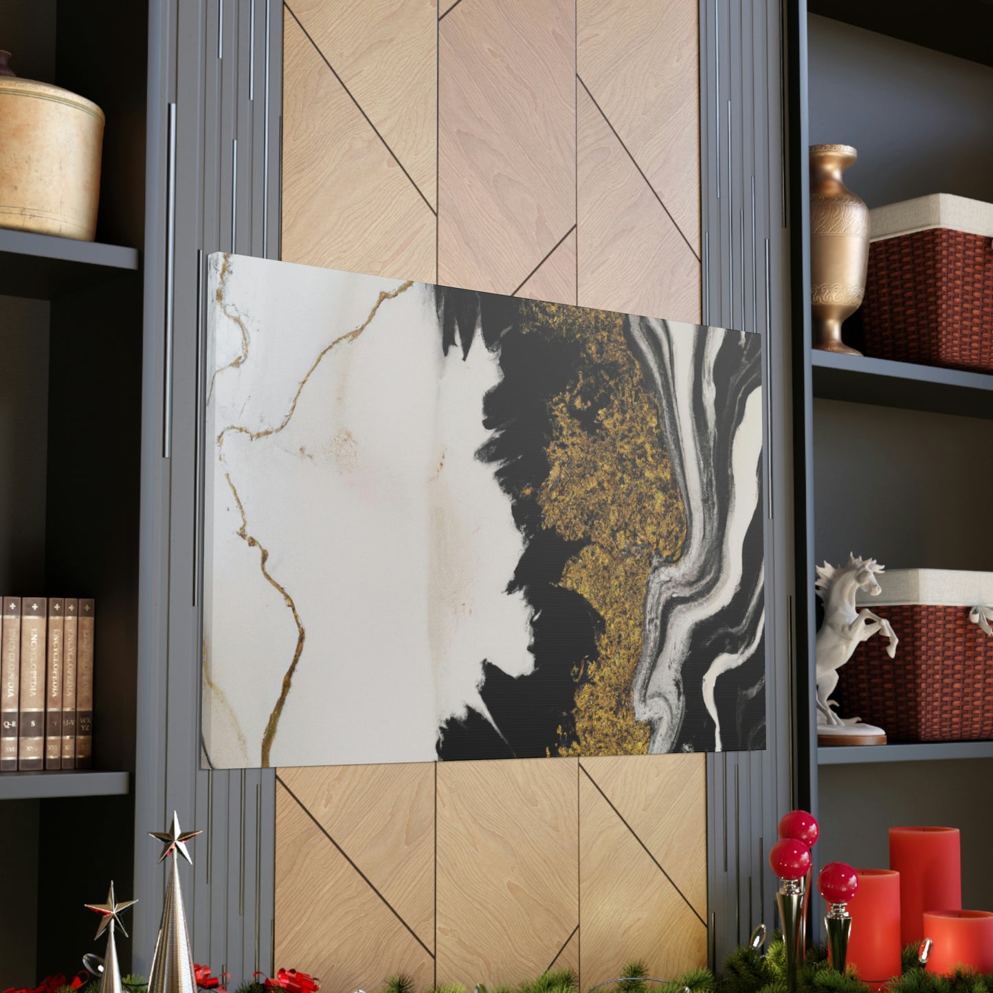 Golden Fusion Art - Canvas