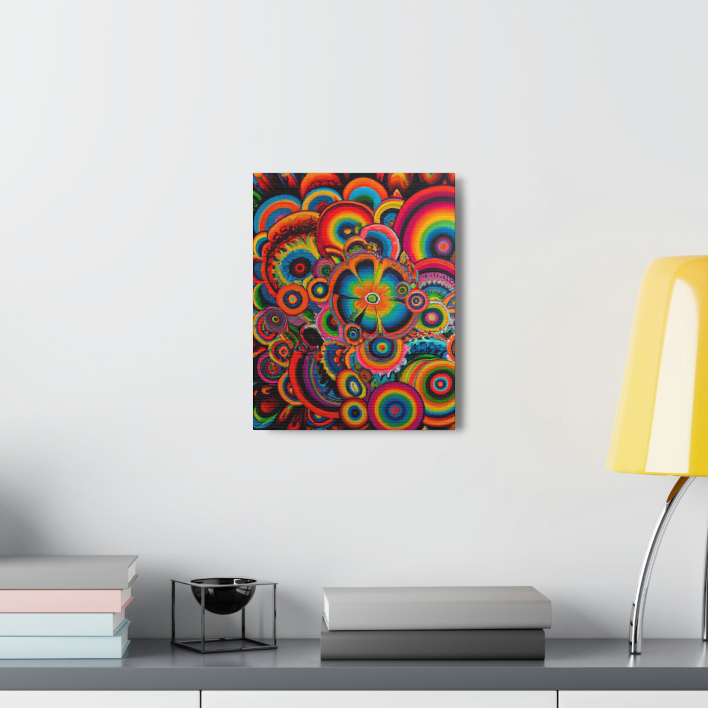 "Psychedelic Petals" - Canvas