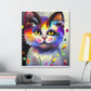 "Fur Florals" - Canvas