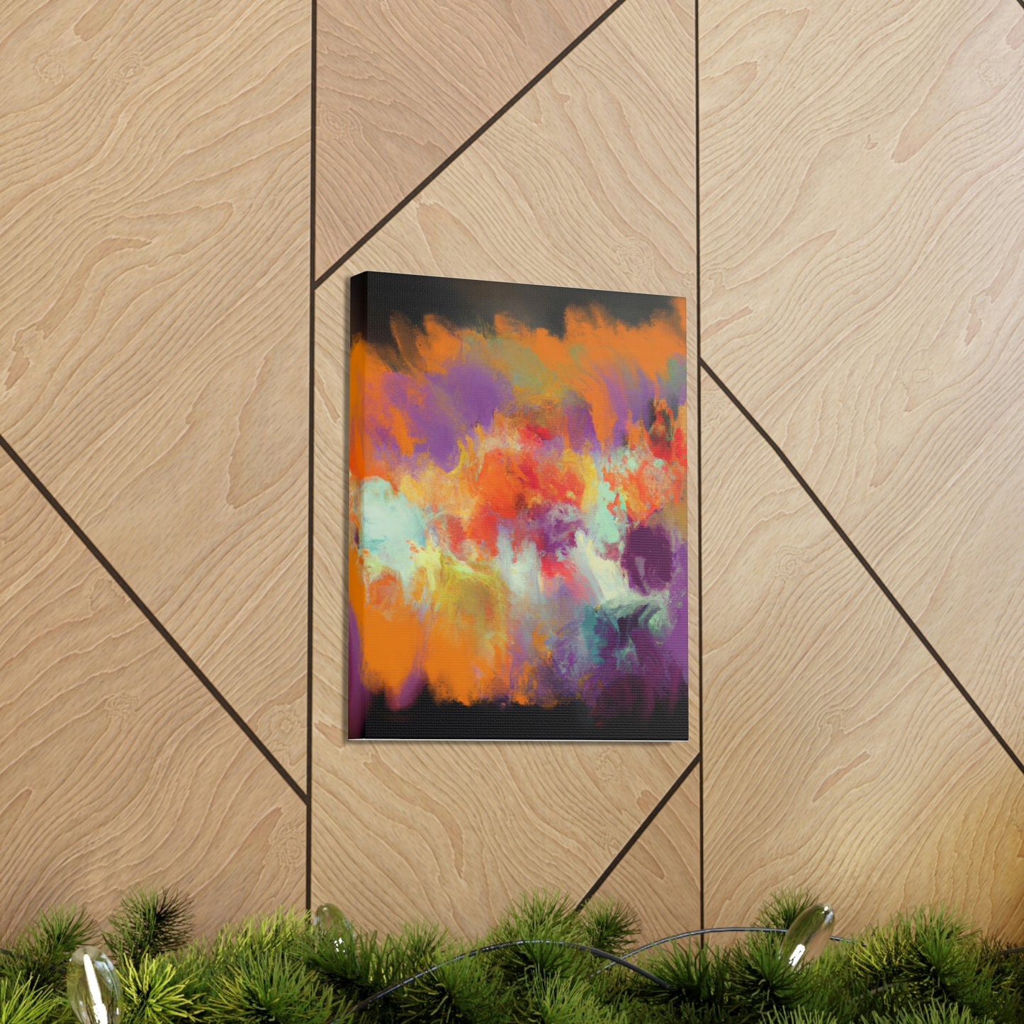 Coral Sparkle. - Canvas