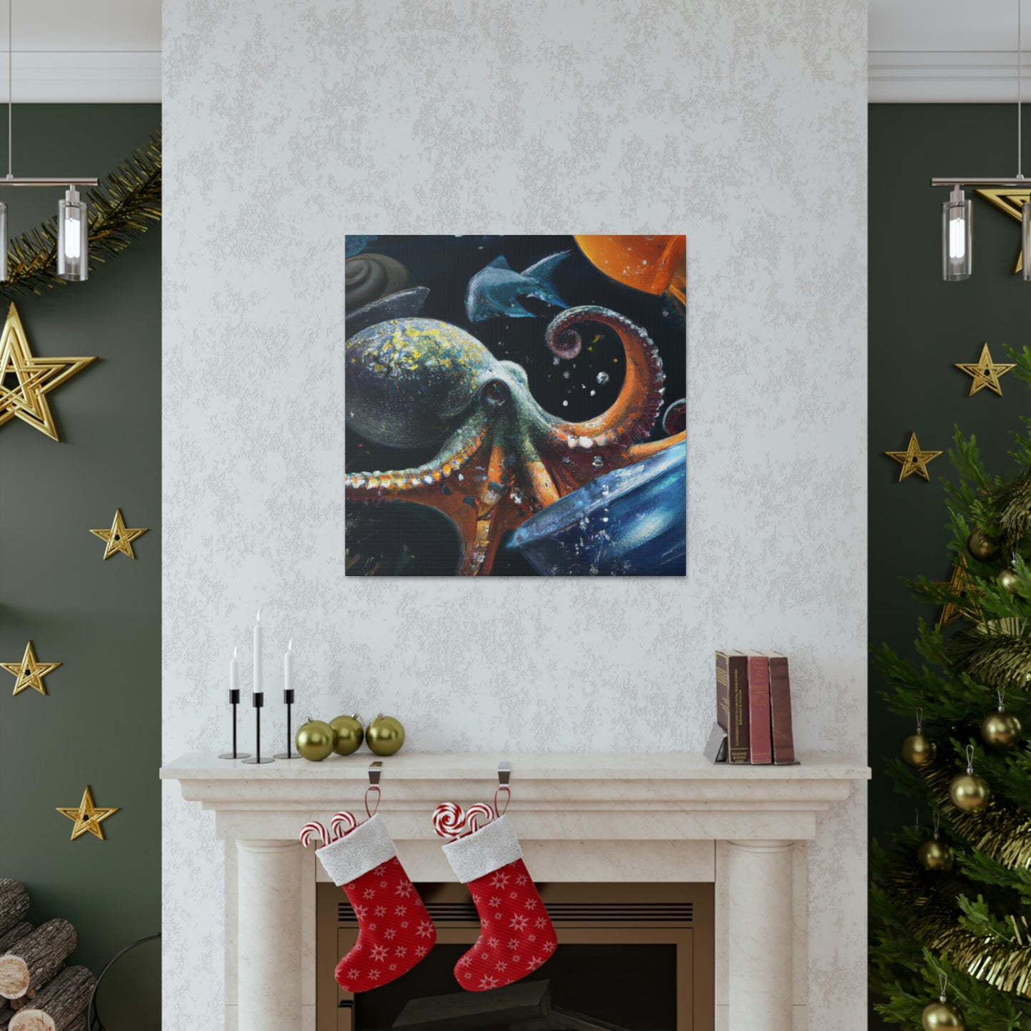 Oceanic Coral Scene - Canvas