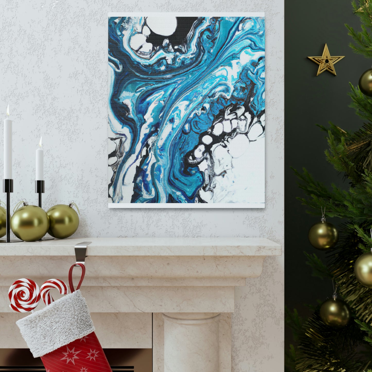 Blue Mirage. - Canvas