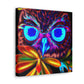 Neo-Owl Bloom - Canvas