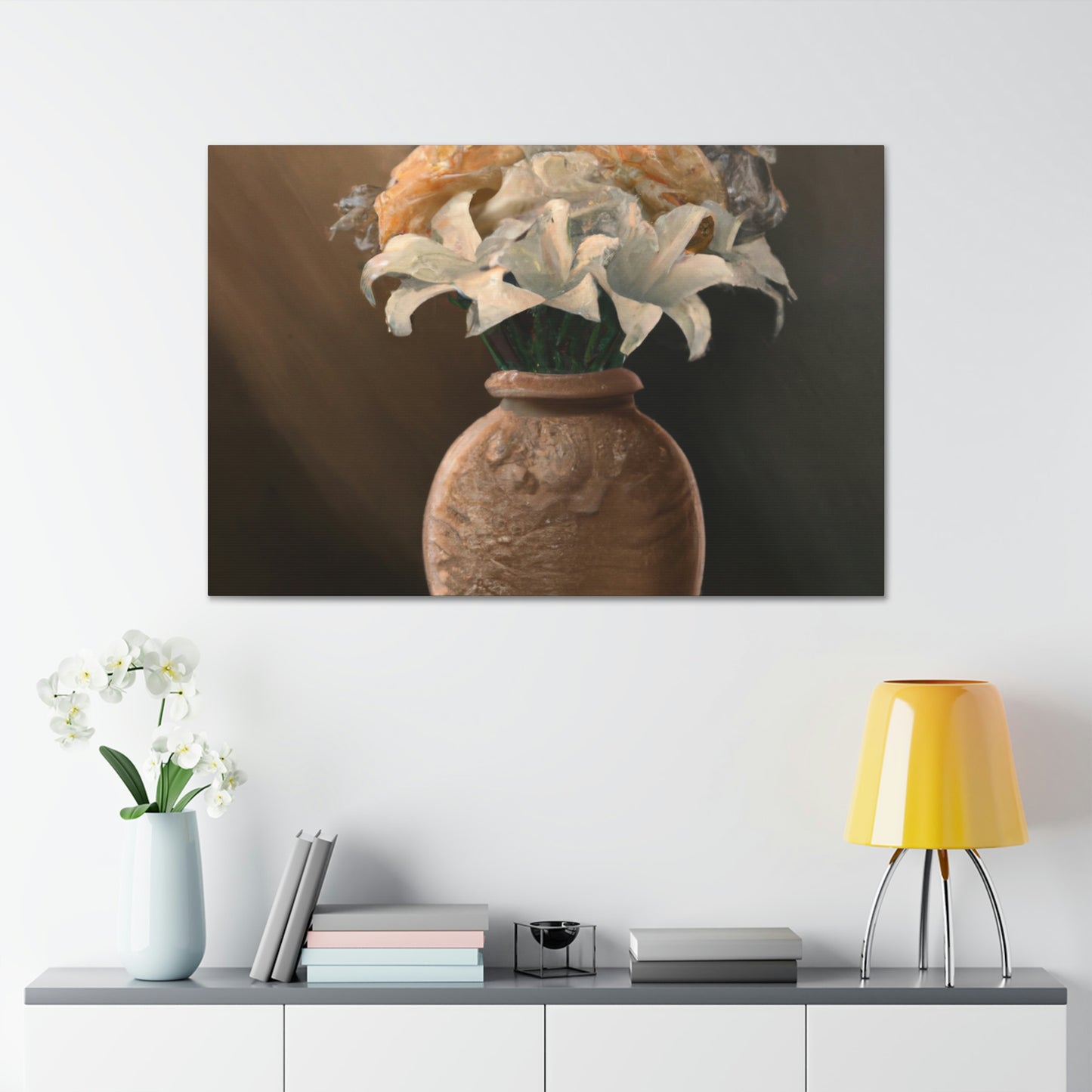 "Intricate Floral Bouquet." - Canvas