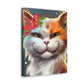 Feline Flora - Canvas