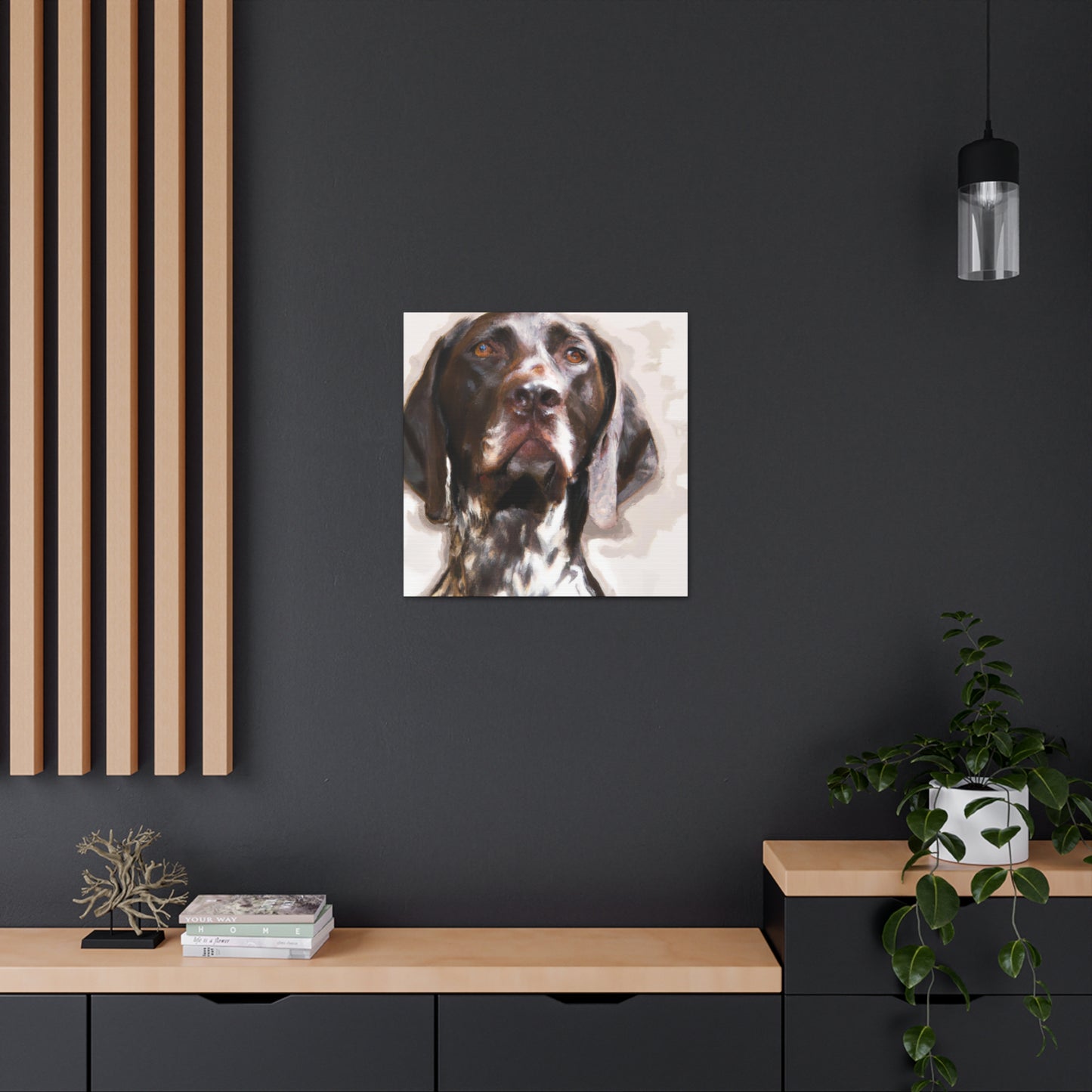 "Pointer Perfection" - Canvas