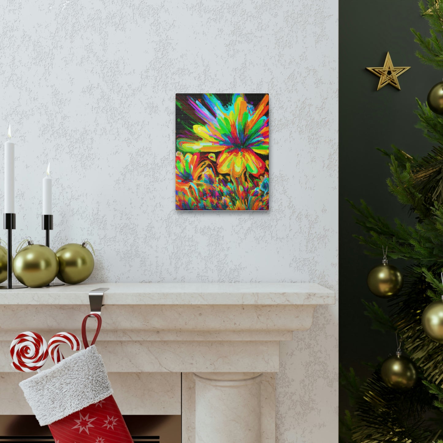 Vivid Bloom. - Canvas