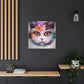Floral Feline - Canvas