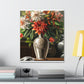 Floral Soiree Scene - Canvas