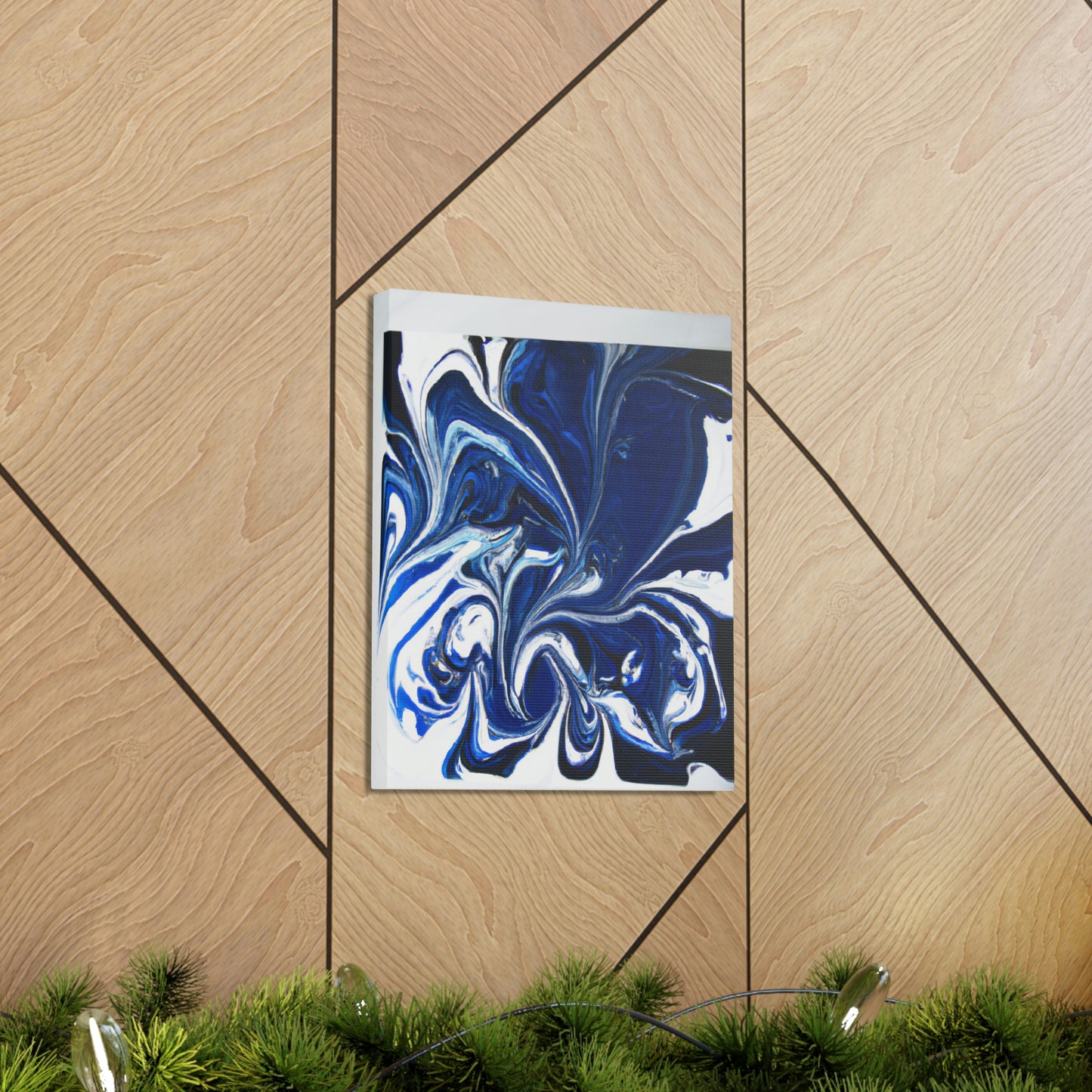 Blue Embrace. - Canvas
