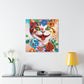 Feline Florals - Canvas