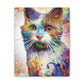 Bloomy Feline! - Canvas