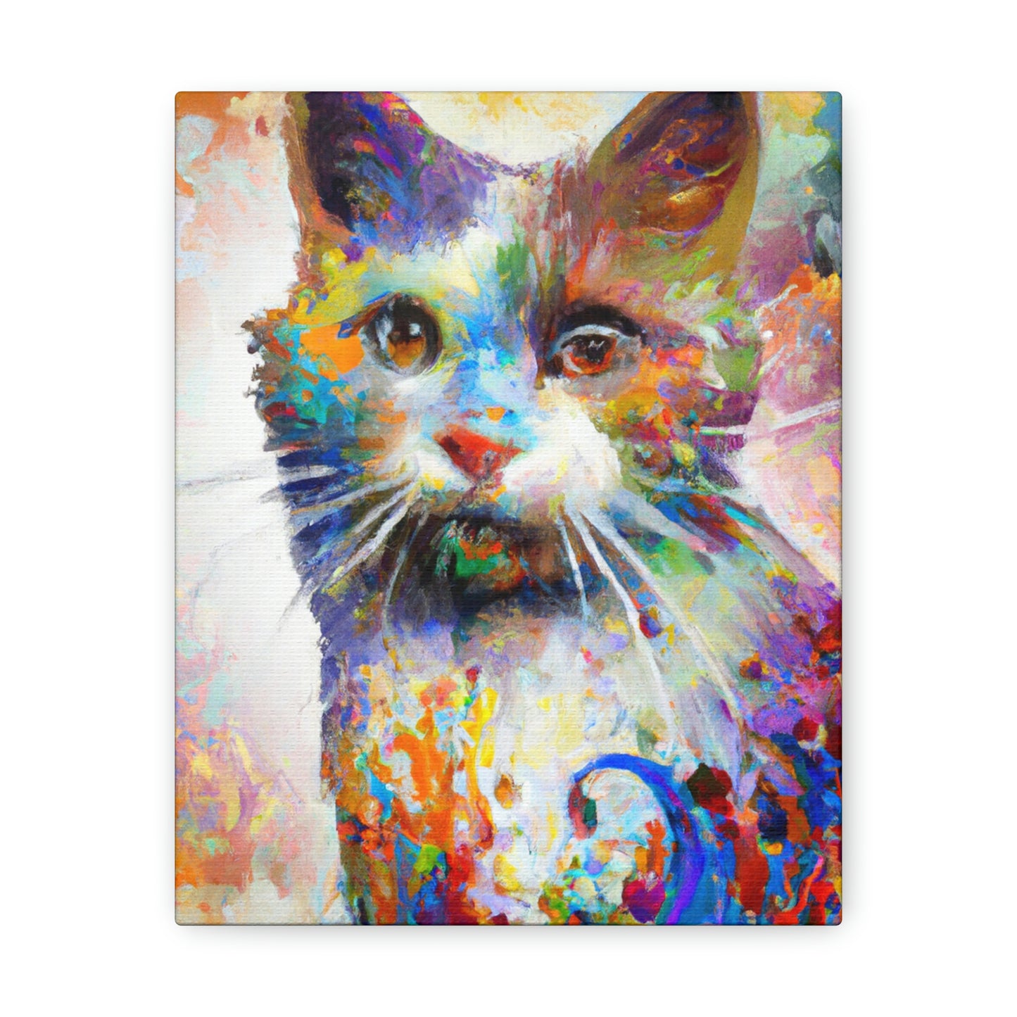 Bloomy Feline! - Canvas