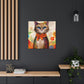 Feline Flora - Canvas