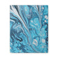 Aqua Swirl. - Canvas