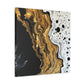 Midnight Gold Glitter - Canvas