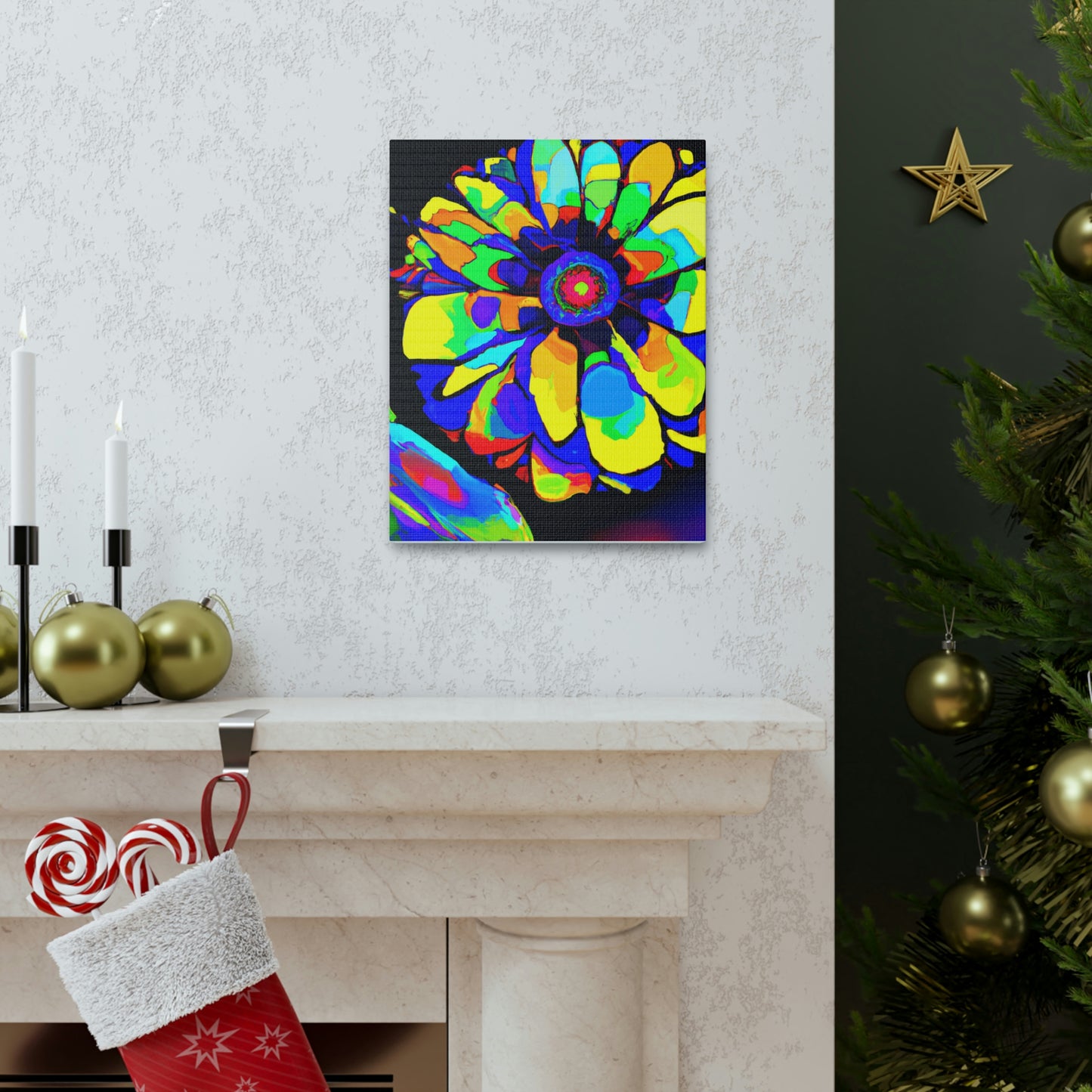 Vivid Flora. - Canvas