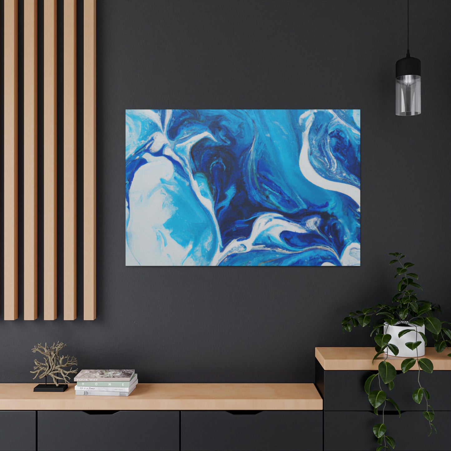 Epic Blue. - Canvas
