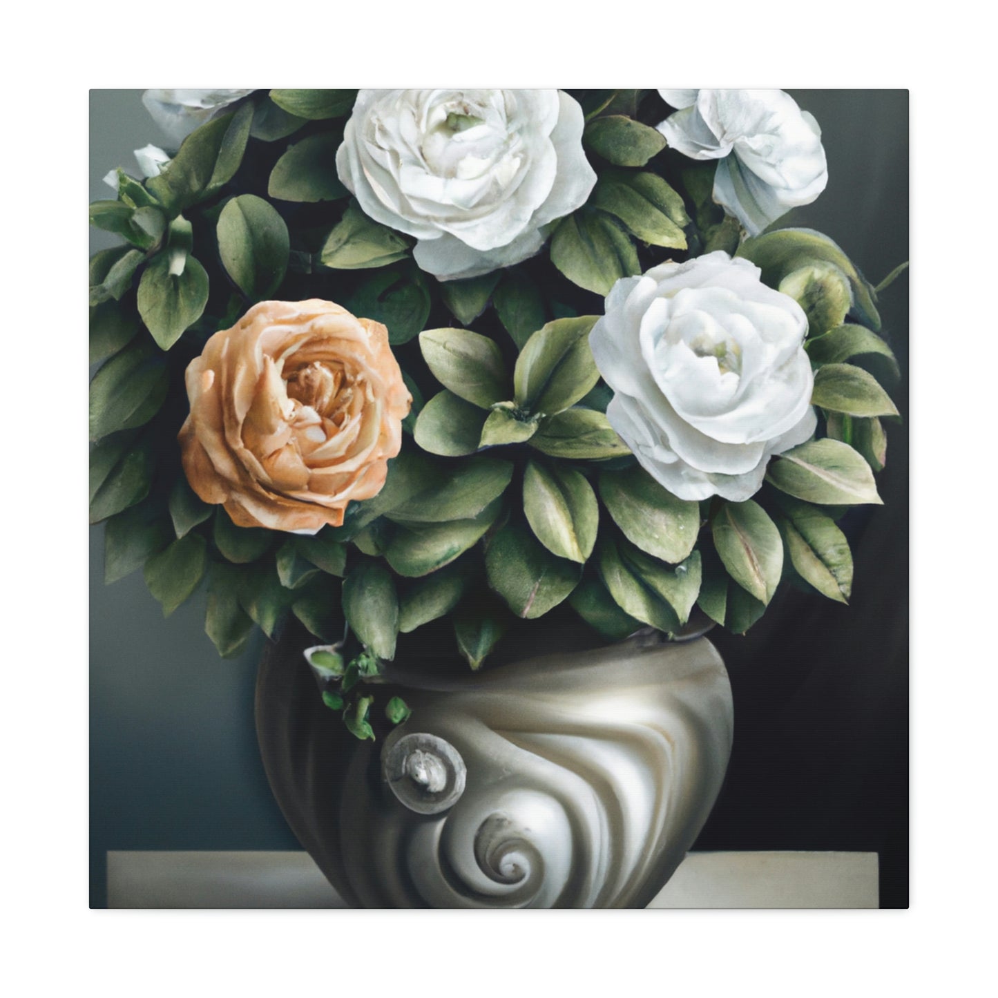 Glowing Floral Splendor. - Canvas