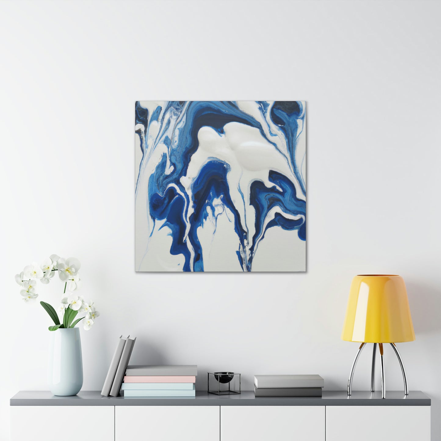 Blue Flux. - Canvas