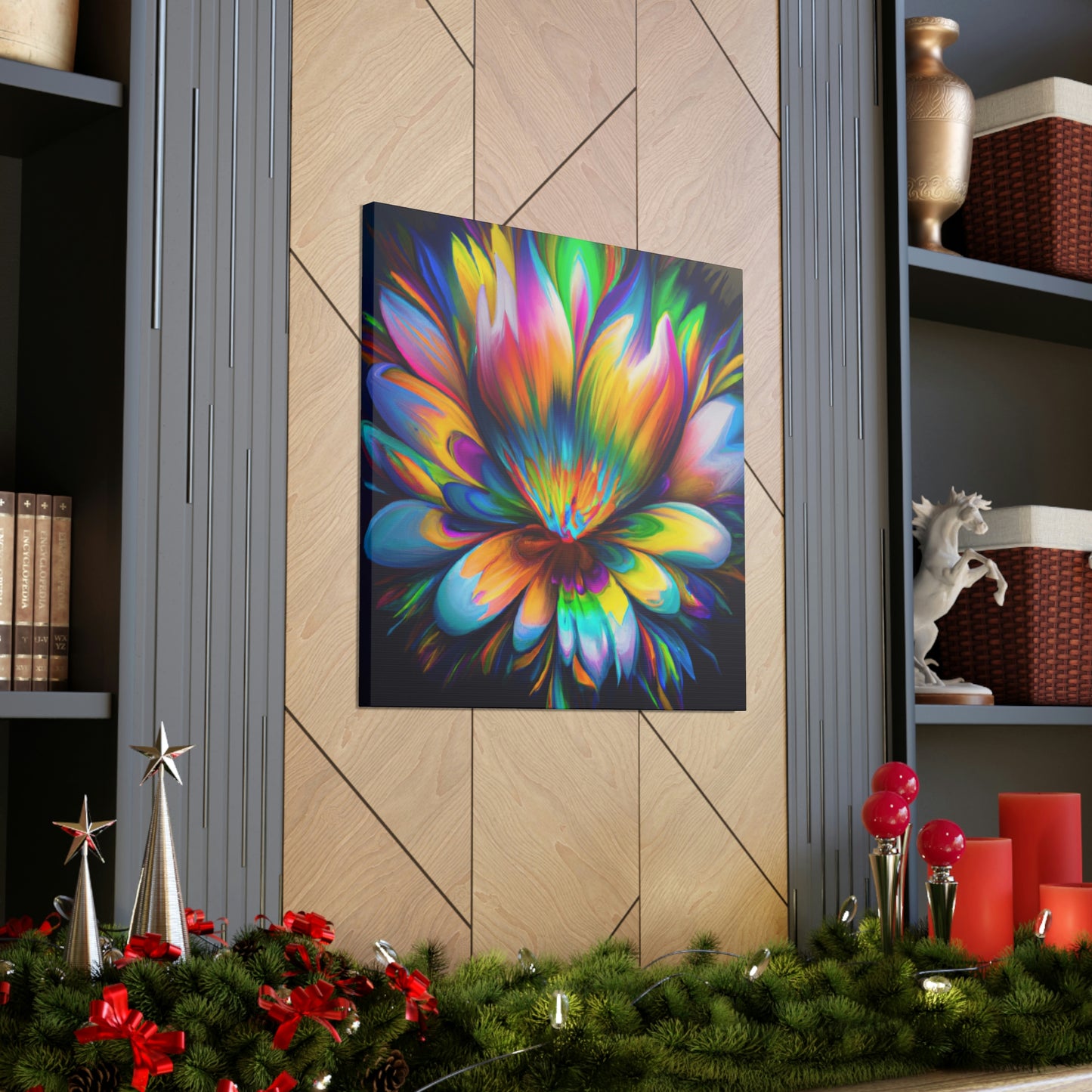 "Psychedelic Bloom" - Canvas