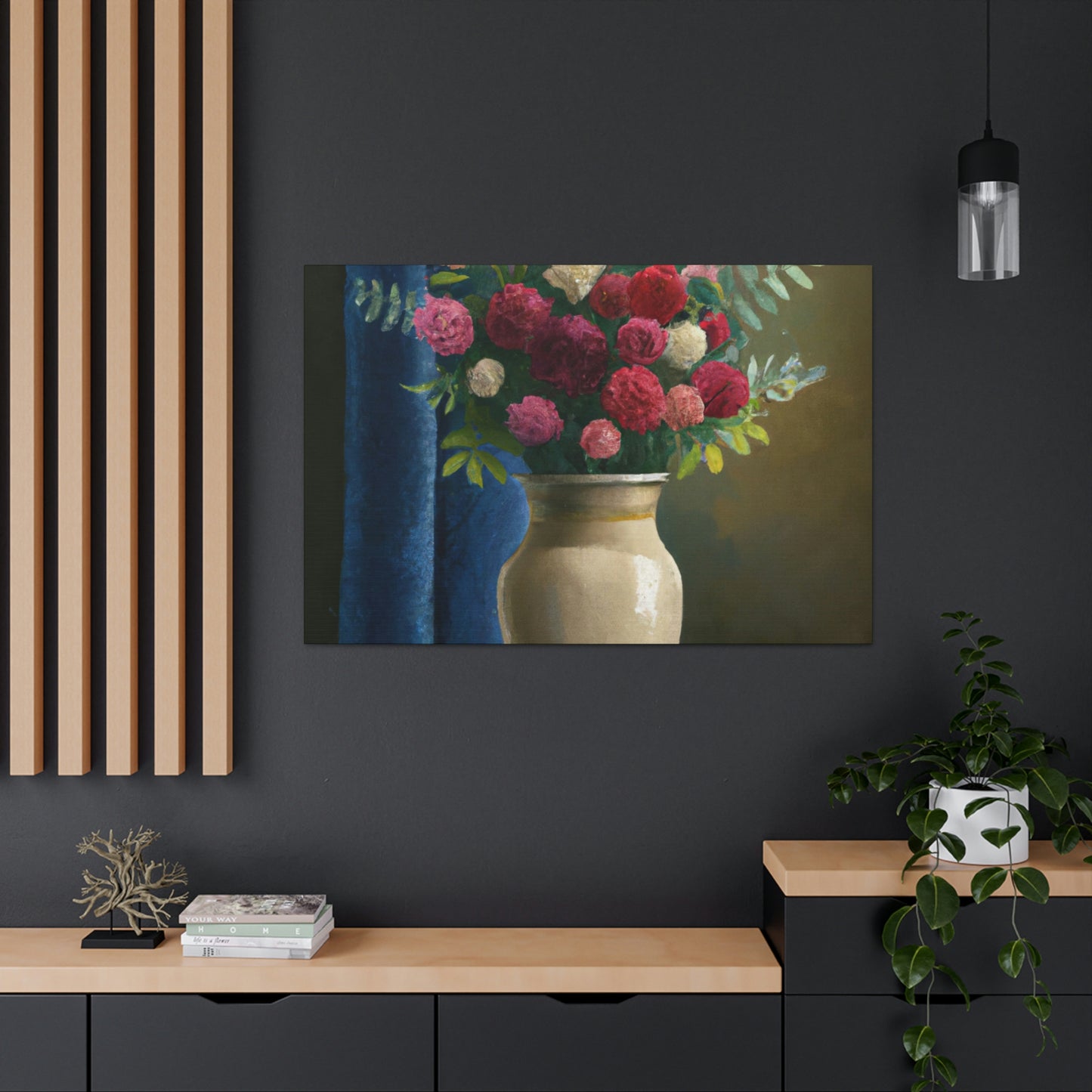 Floral Fantasia. - Canvas