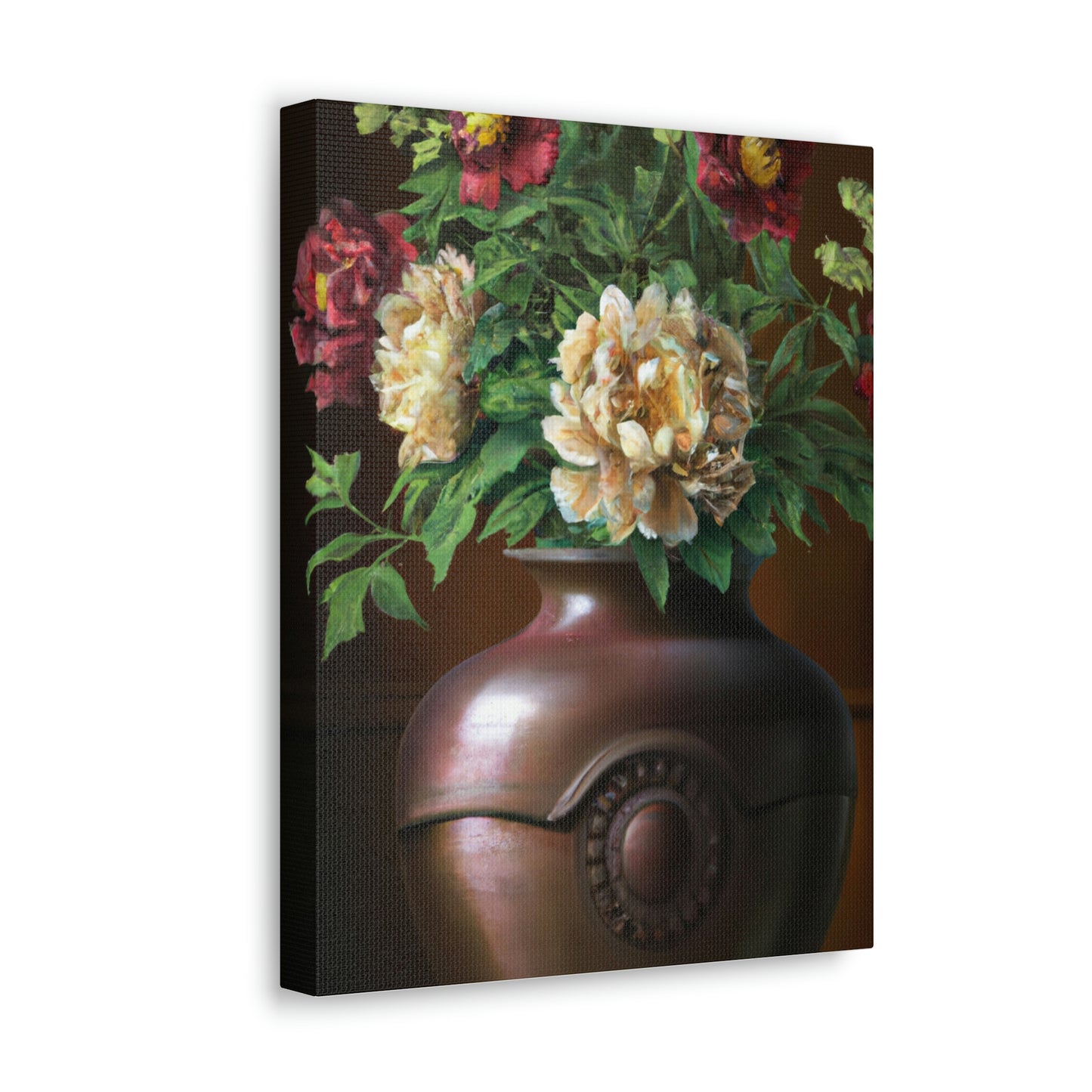 Vase Palette Flourish - Canvas