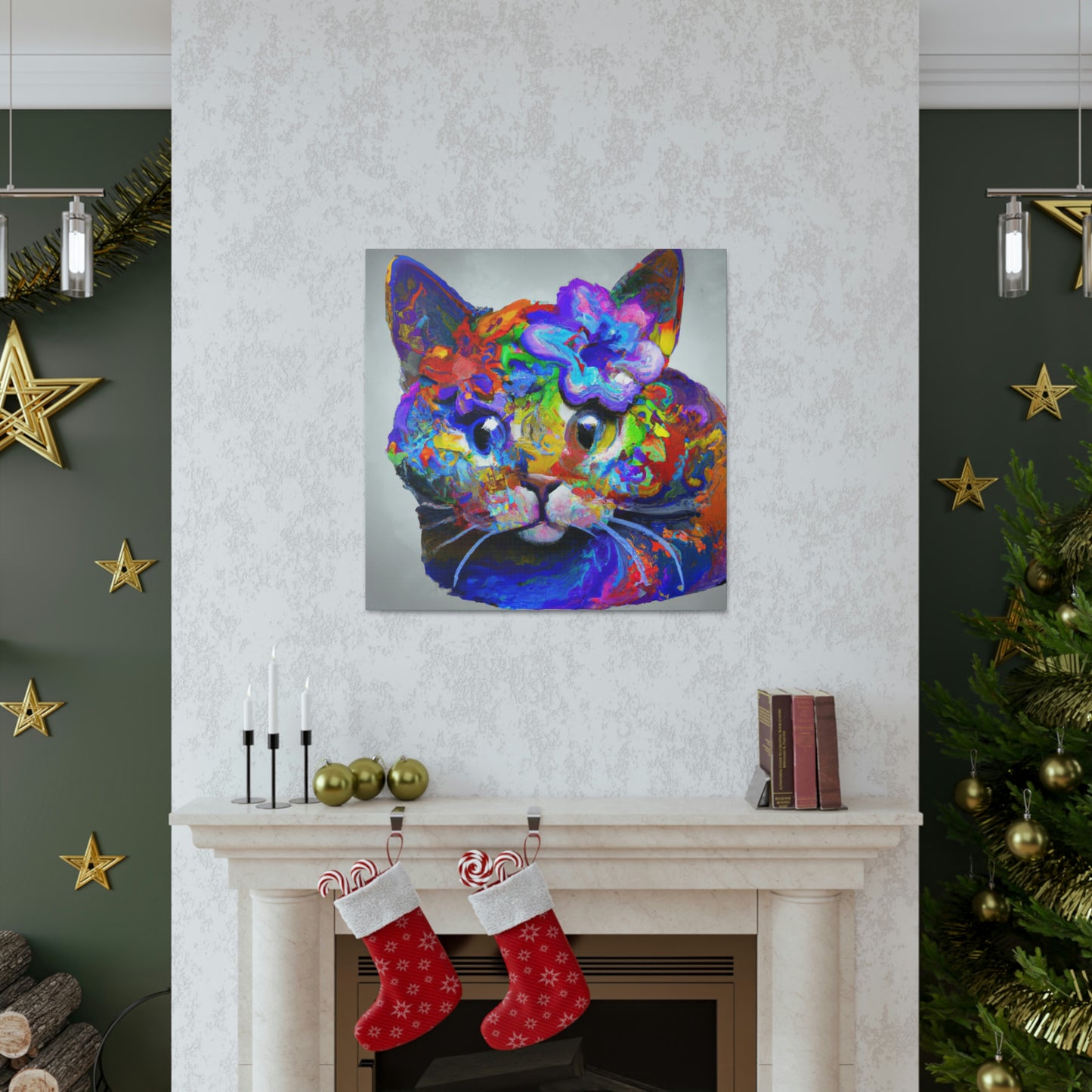 Dreamy Feline - Canvas