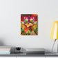 Illuminated Bloom. - Canvas