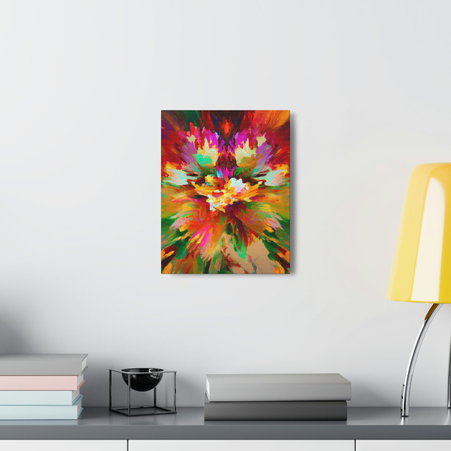 Illuminated Bloom. - Canvas