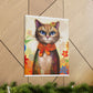 Feline Flora - Canvas