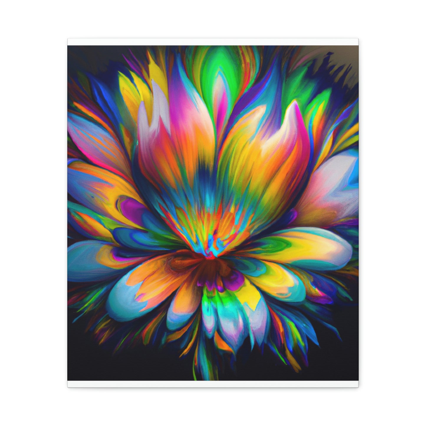 "Psychedelic Bloom" - Canvas