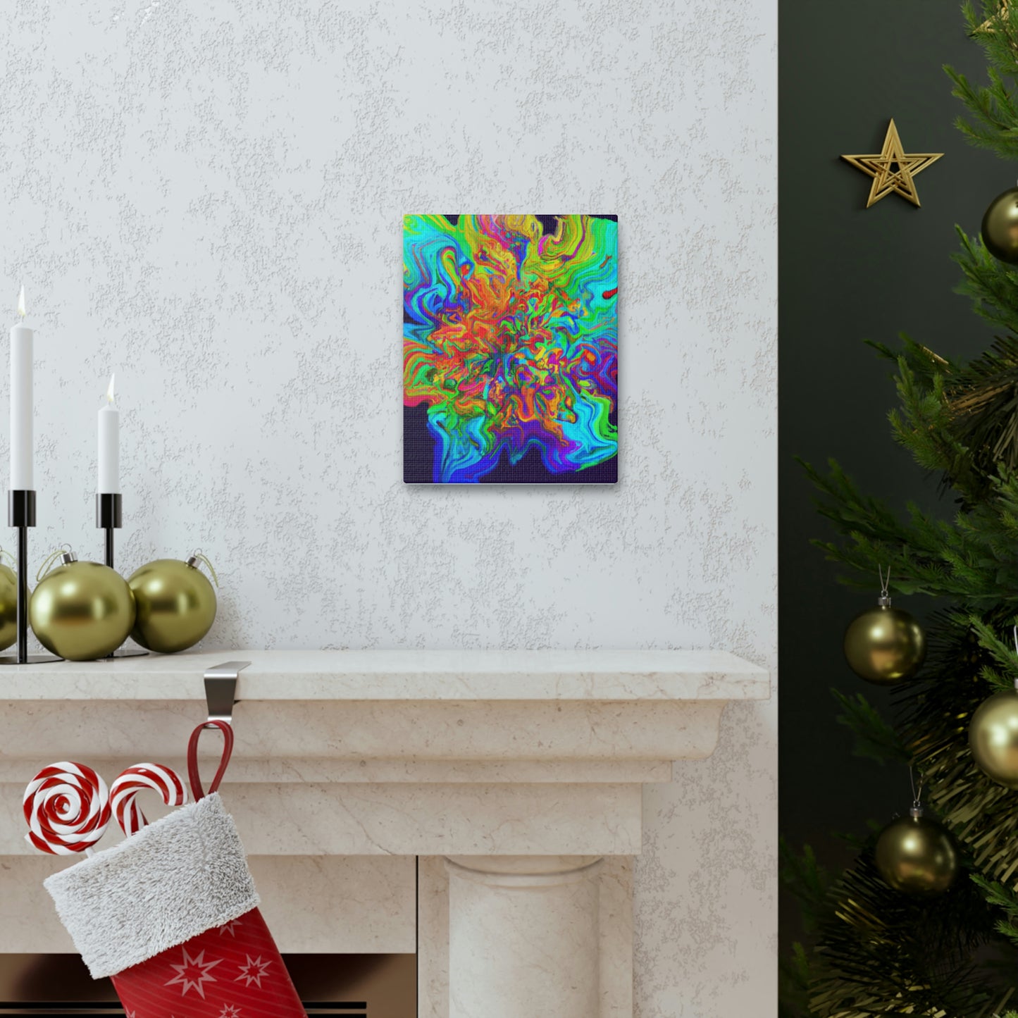 "Vivid Bloom" - Canvas