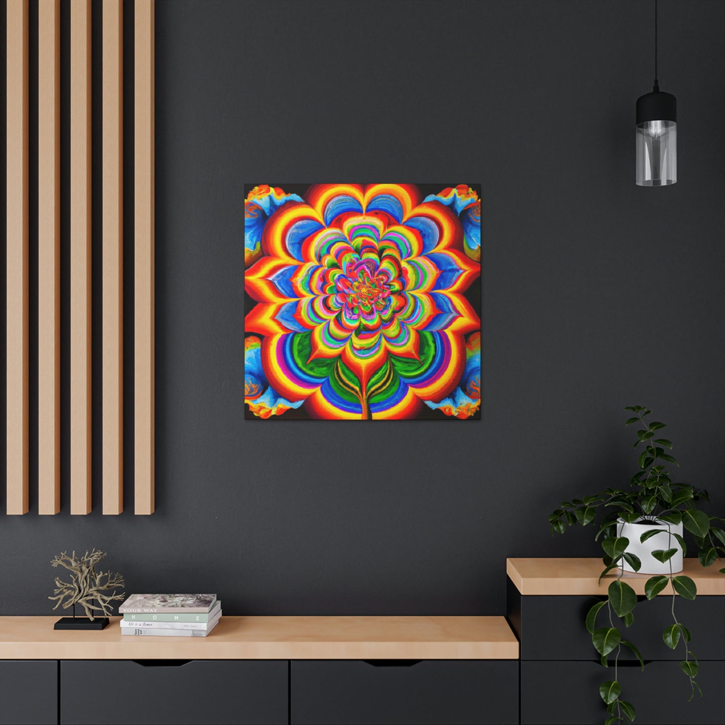 "Vibrant Blooms" - Canvas