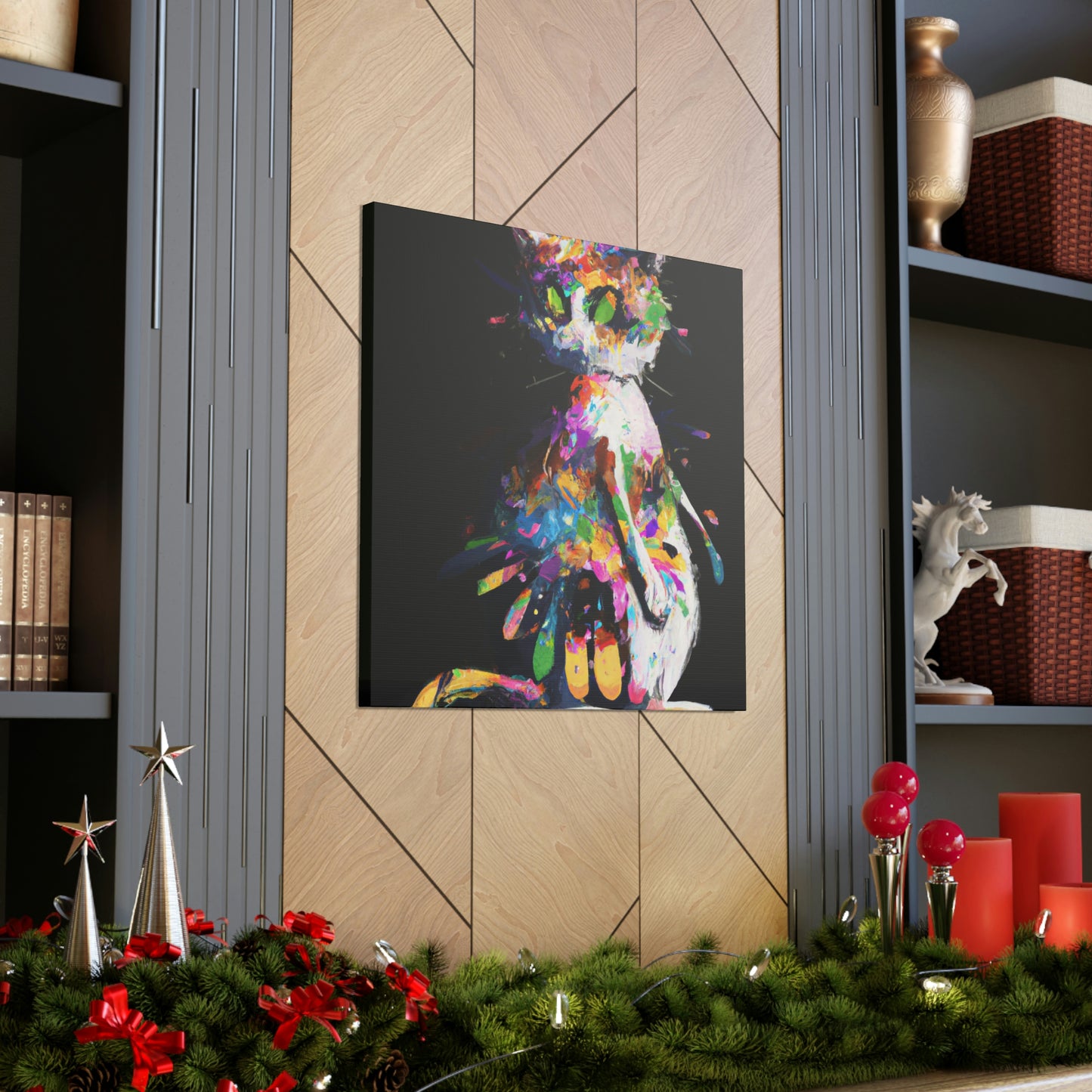 Flower Cat - Canvas