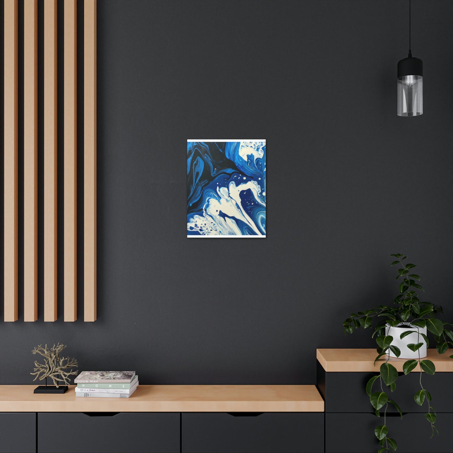 Blue Flux - Canvas