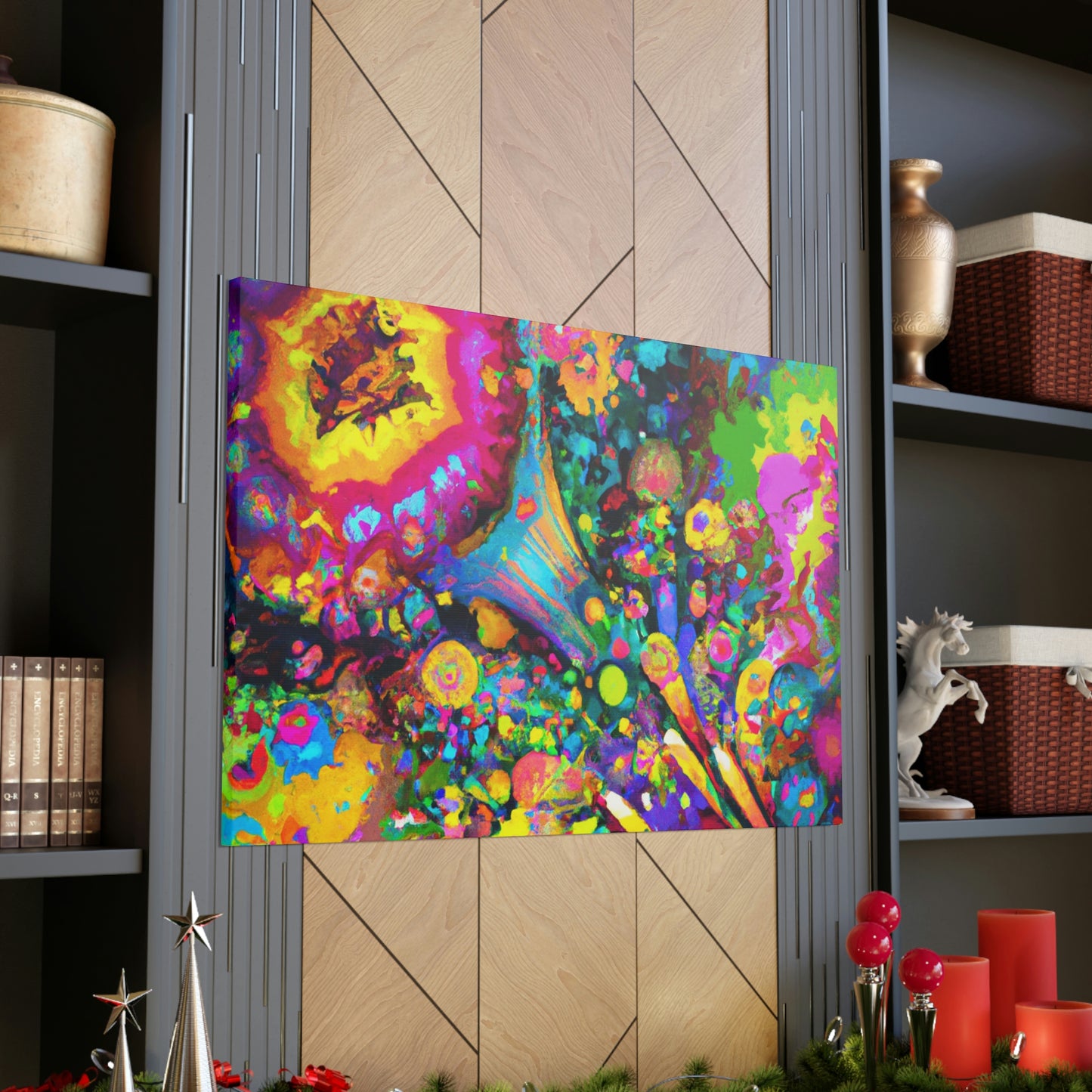 "Psychedelic Bloom" - Canvas