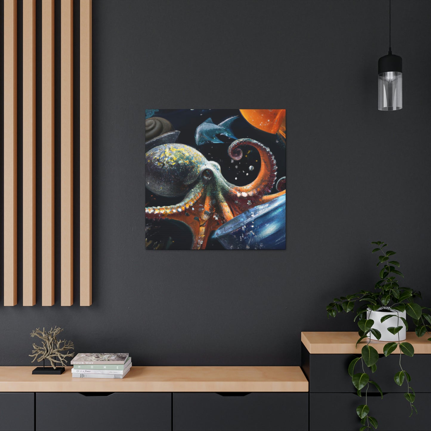 Oceanic Coral Scene - Canvas