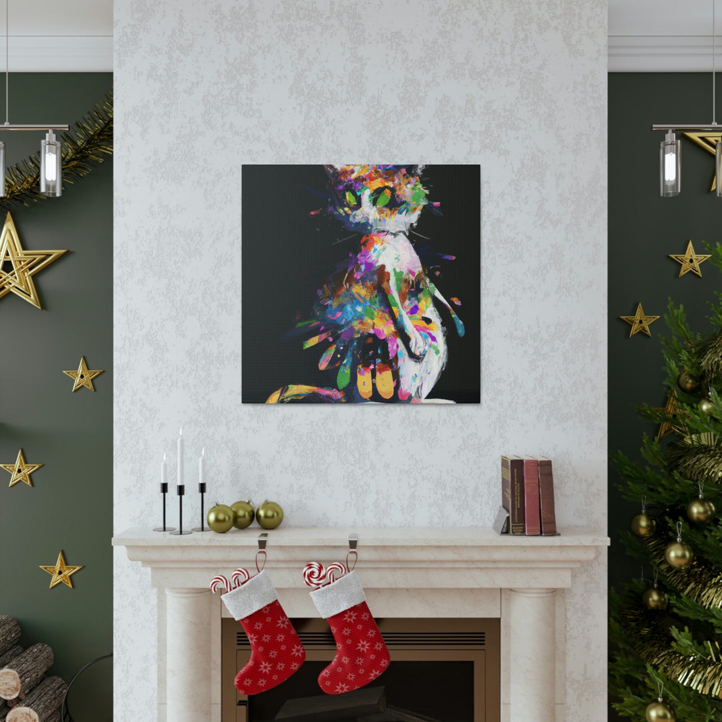 Flower Cat - Canvas