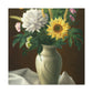 Floral Essence Glow. - Canvas