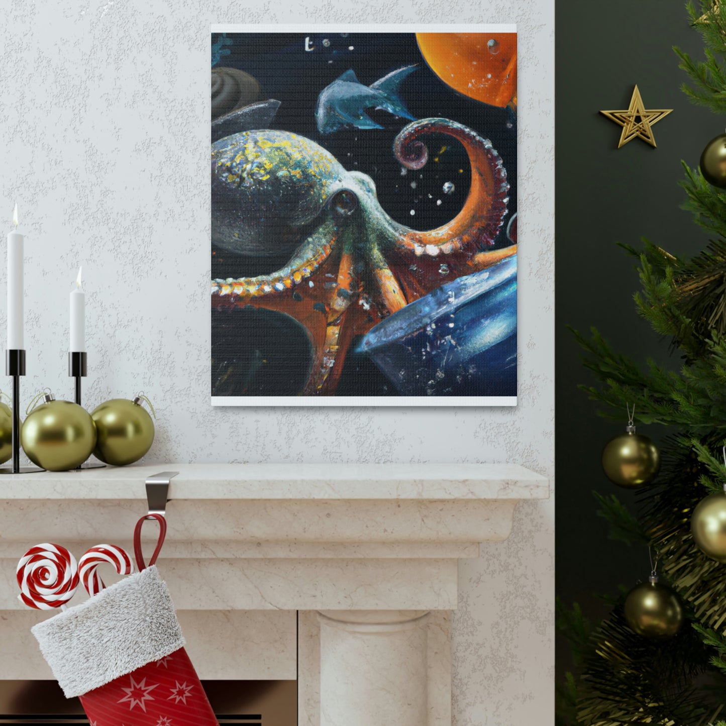 Oceanic Coral Scene - Canvas