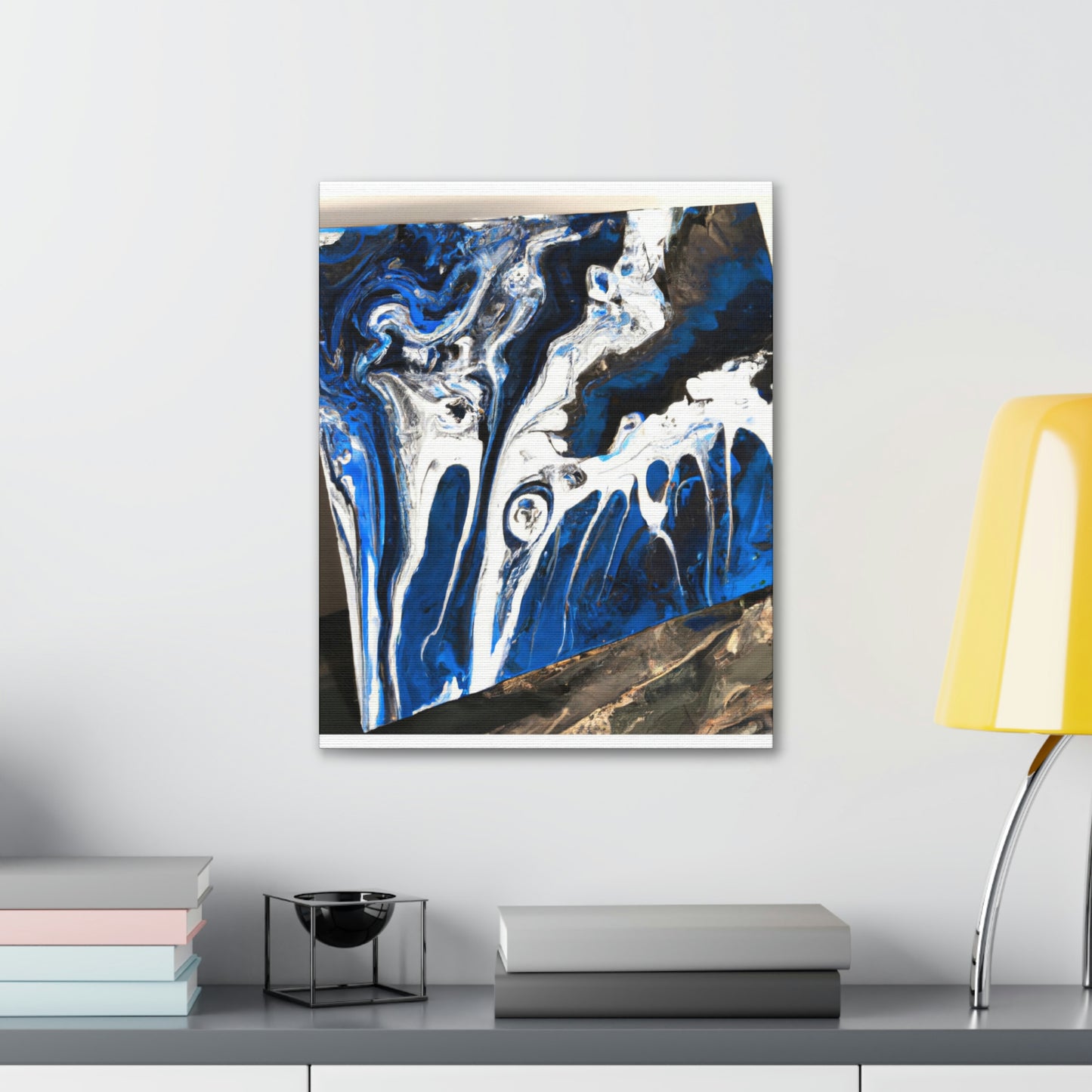 Blue Brilliance. - Canvas