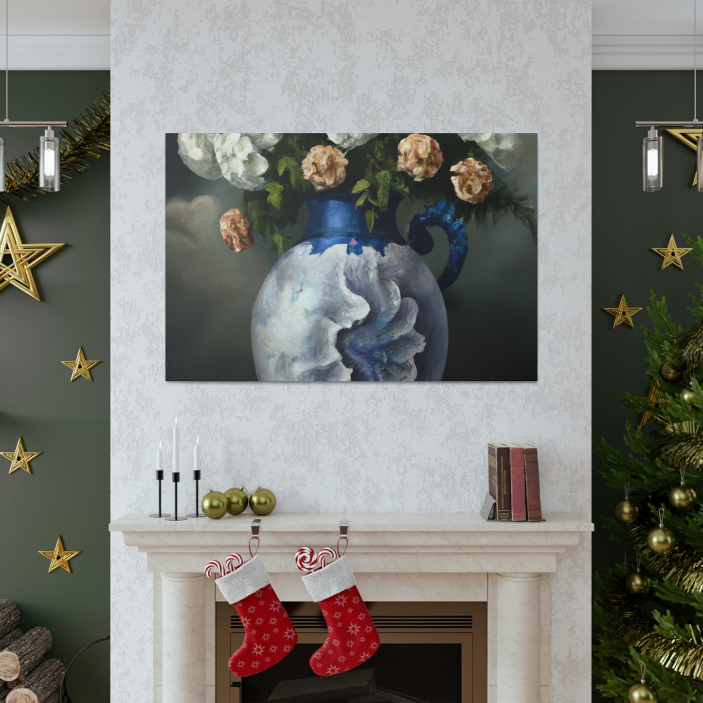 Floral Eternity Bliss - Canvas