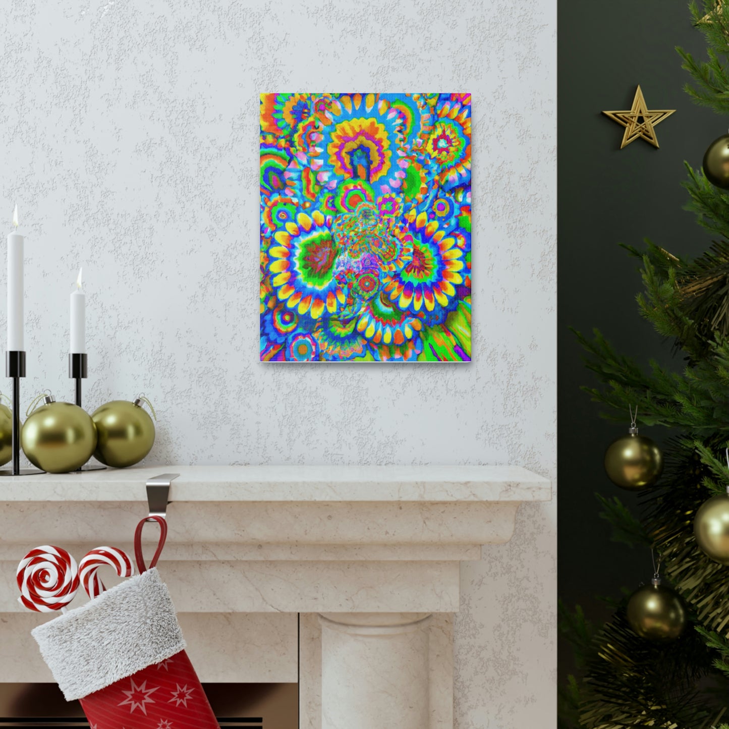 "Trippy Bloom" - Canvas
