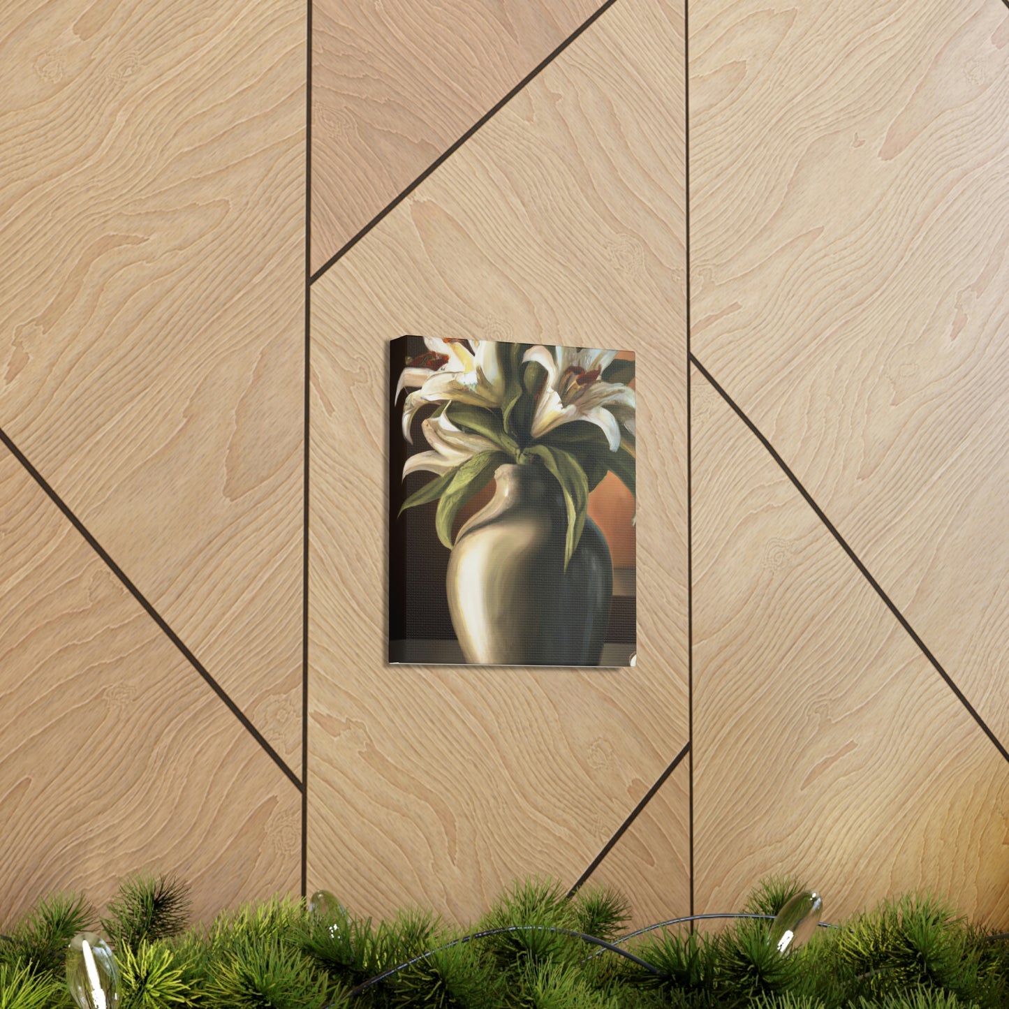 "Vase of Blossoms" - Canvas